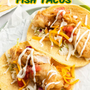 pinterest image for san diego style fish tacos