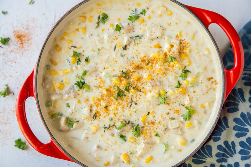 Easy Chicken Corn Chowder