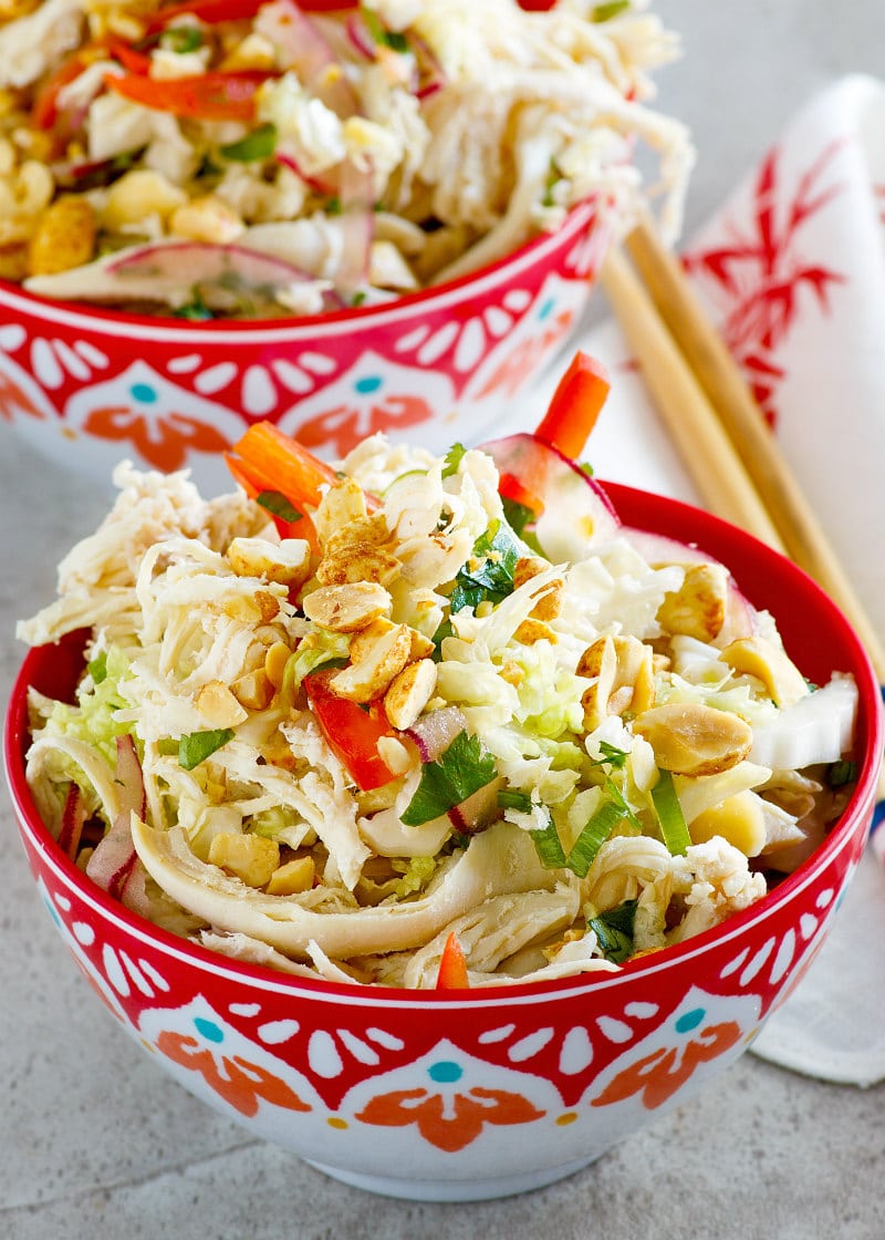 serving of Asian Turkey Salad