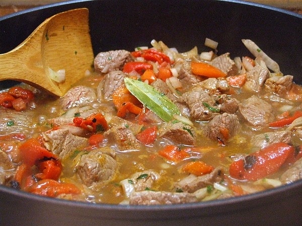 Basque Lamb Stew recipe by RecipeGirl.com