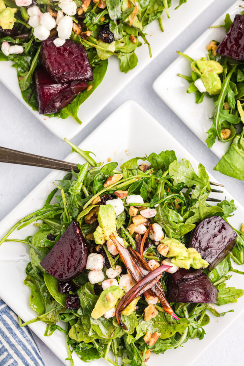 Beet and Goat Cheese Arugula Salad Recipe Girl