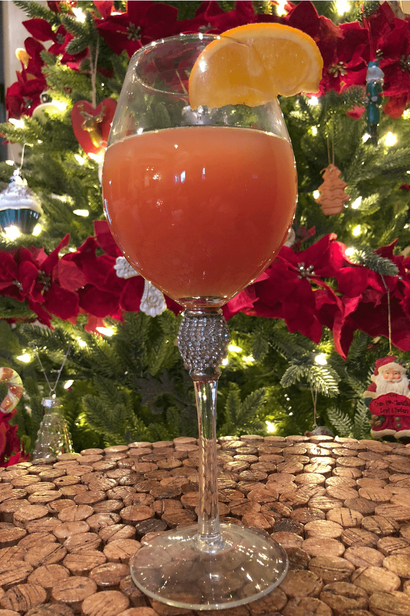 Cranberry Mimosas