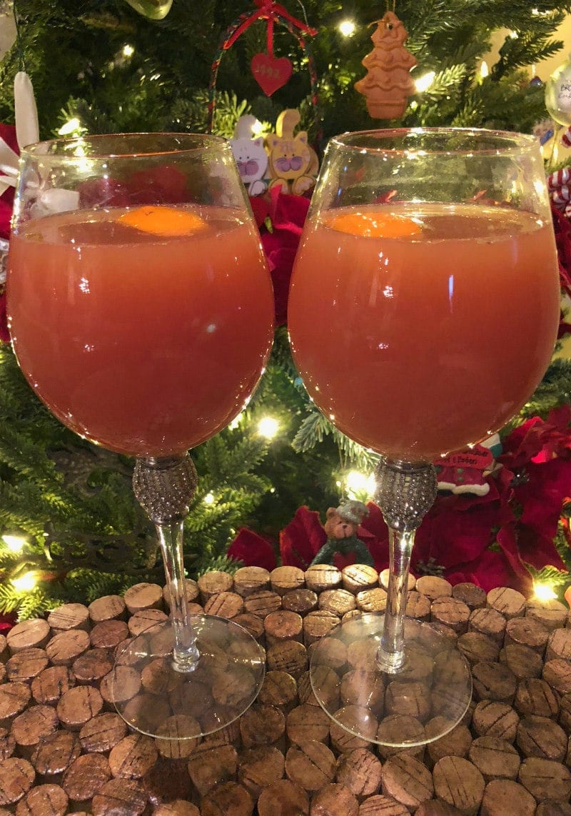 Cranberry Mimosas