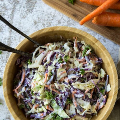 Creamy Buttermilk Coleslaw Recipe Girl