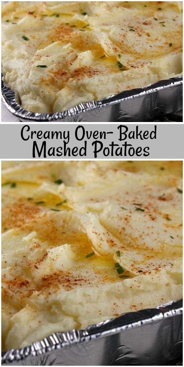 creamy oven baked mashed potatoes