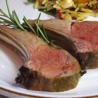 Dijon Balsamic Rack of Lamb