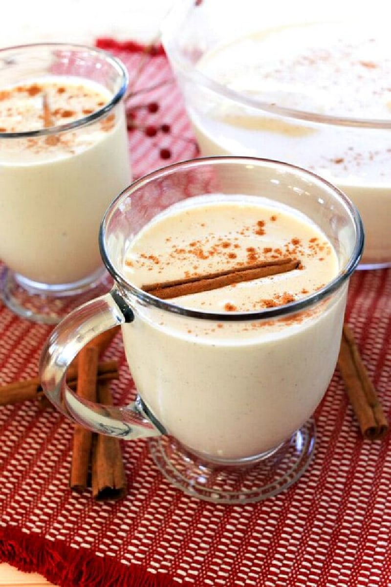 Easy Eggnog Punch - Celebrations at Home