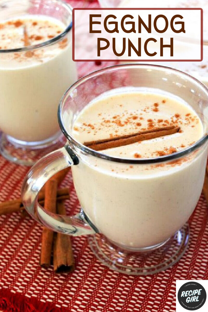 pinterest image for eggnog punch