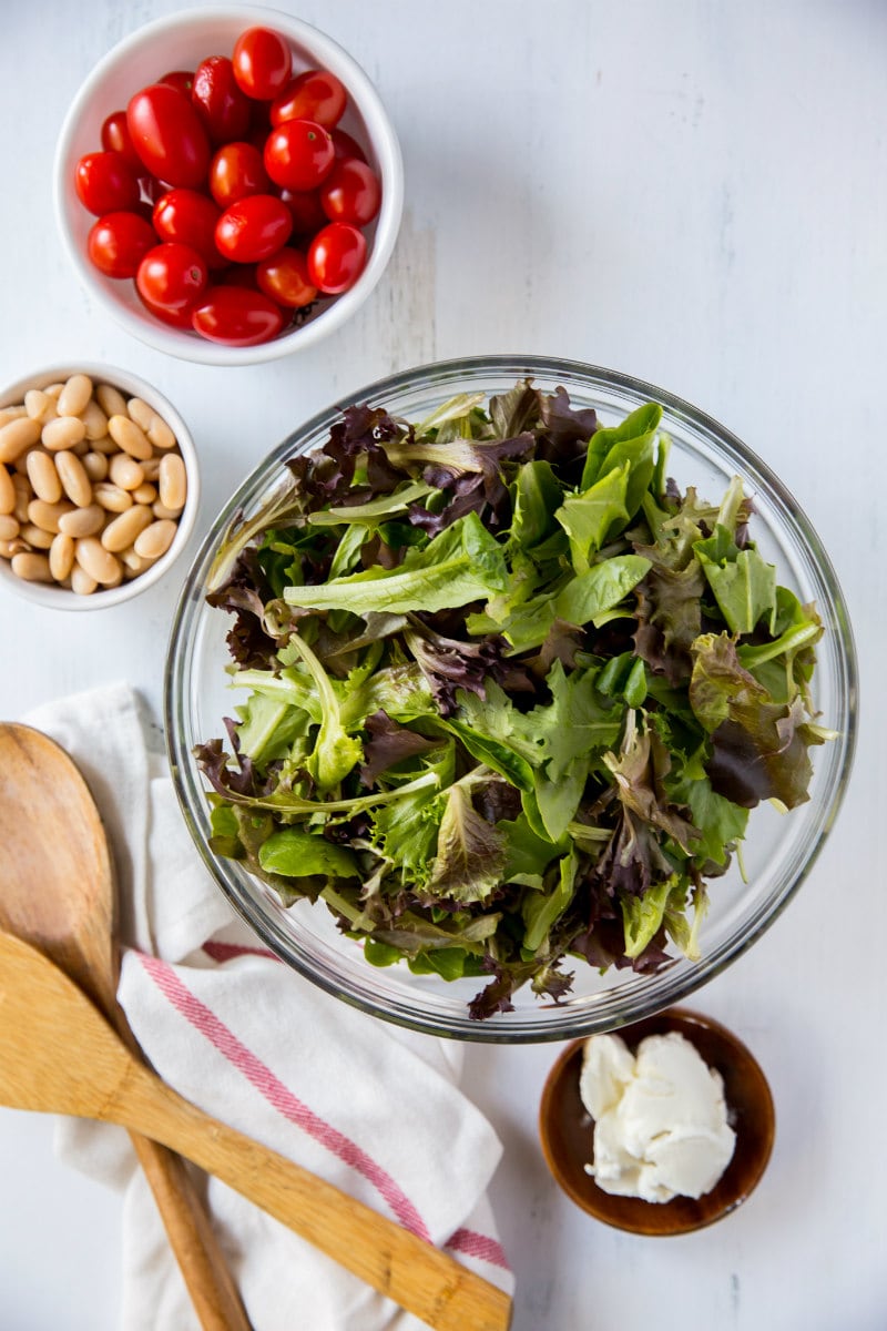 ingredients for Five Minute Salad