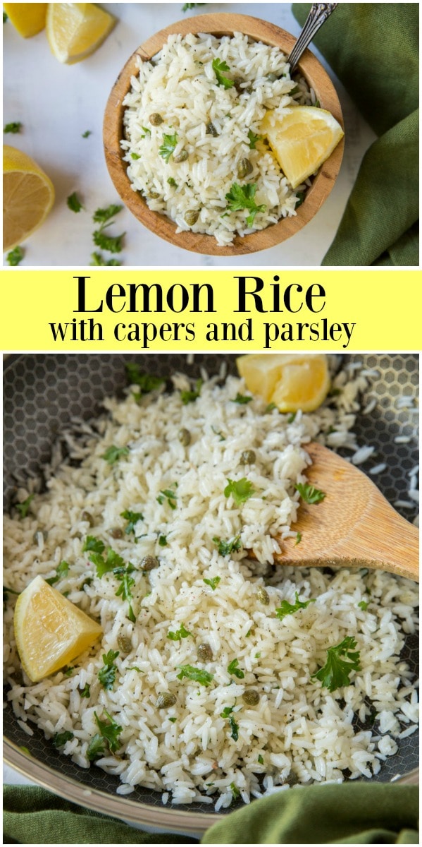 Lemon Rice with Capers and Parsley Recipe Girl