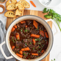 beef stew in a pot