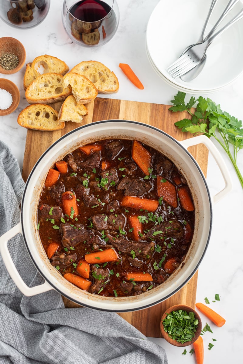 beef stew in a pot