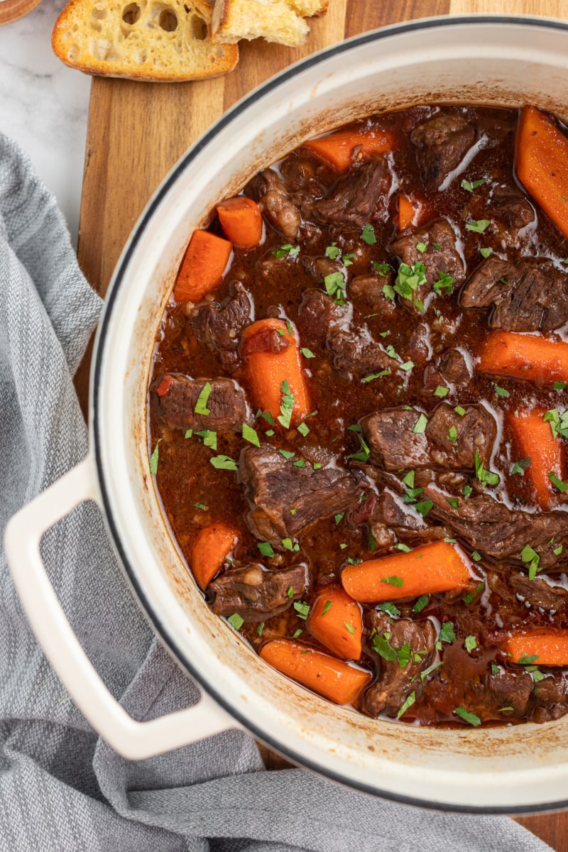 pot of beef stew