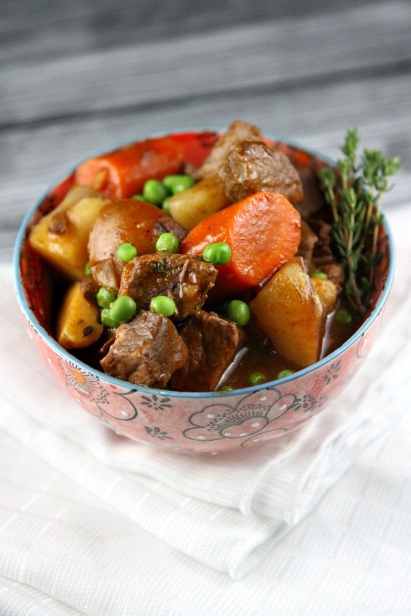 Serving of Slow Cooker Beef Stew 