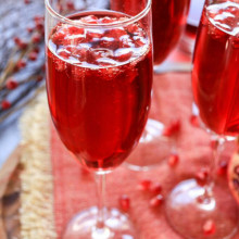 Sparkling Pomegranate Cocktails