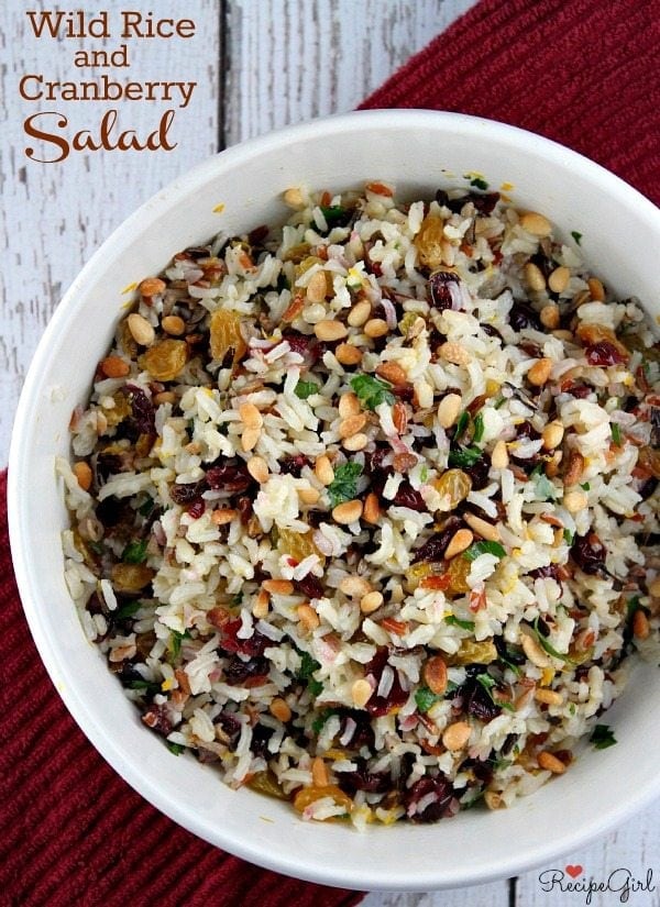 Wild Rice And Cranberry Salad Recipe Girl