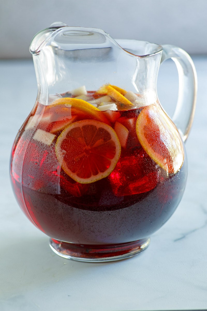 Red Wine Sangria Set with Pitcher