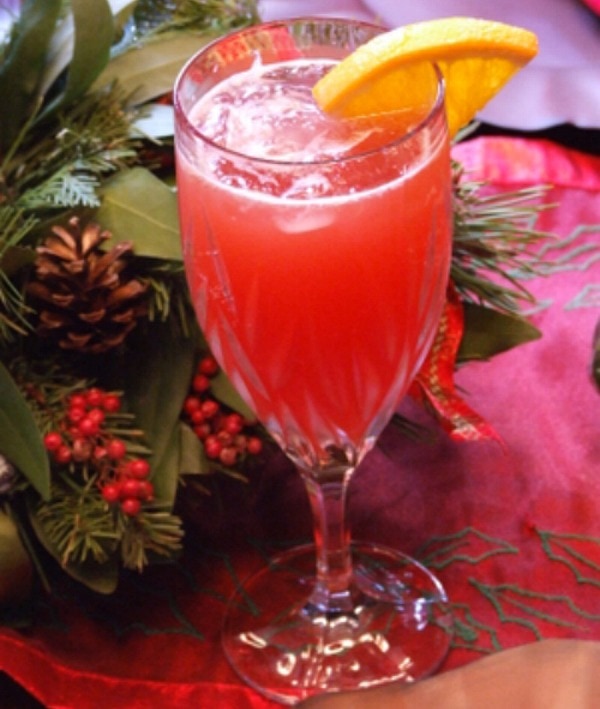 Cranberry Mimosas