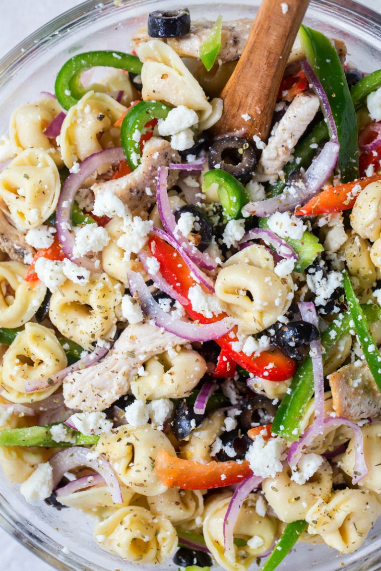 Greek Tortellini Salad Recipe Girl