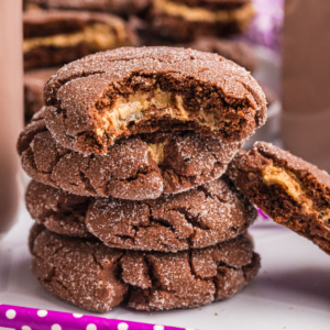 stack of magic in the middles cookies