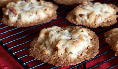 Butter Brickle and Pecan Cookies