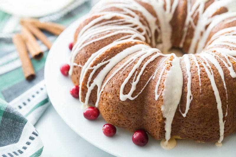 Eggnog Coffee Cake