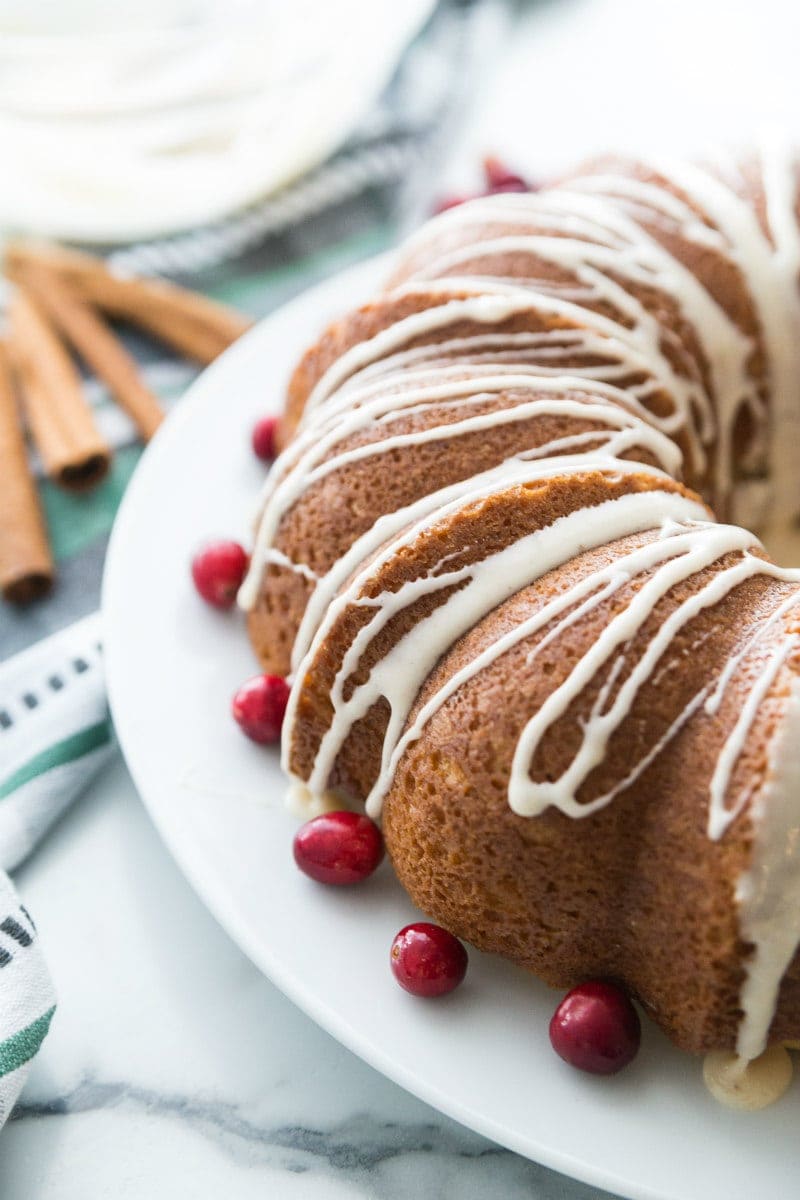 Eggnog Coffee Cake