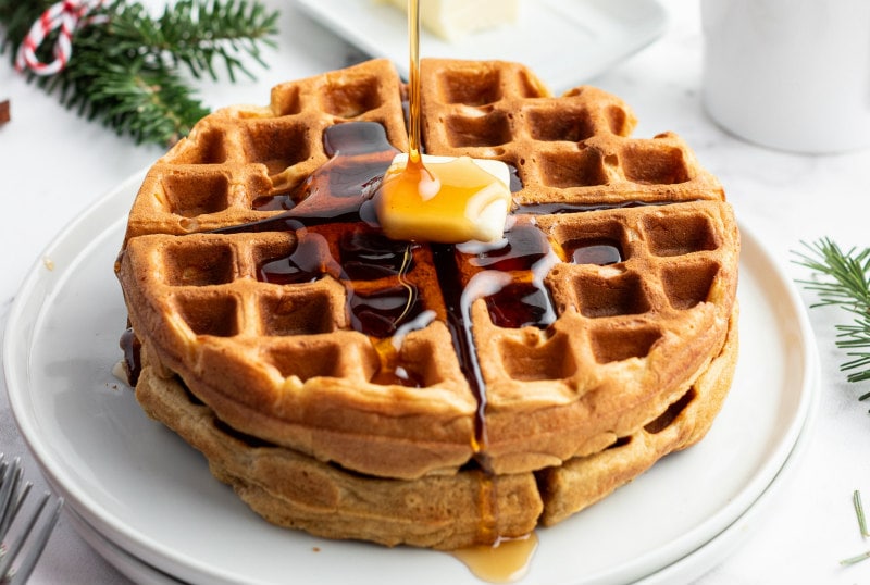 Gingerbread Waffles - Recipe Girl