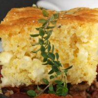 Brown Butter Cornbread with Farmer's Cheese