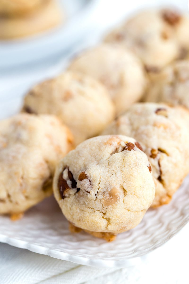 Butter Brickle and Pecan Cookies