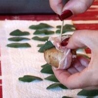 Pancetta Wrapped Mushrooms