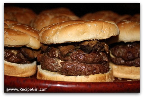 Gorgonzola Stuffed Burgers