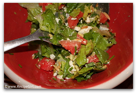 Watermelon and Avocado Salad