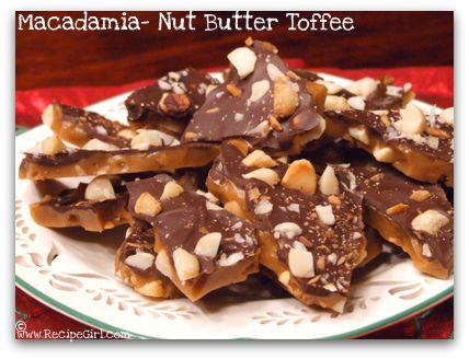 macadamia nut butter toffee