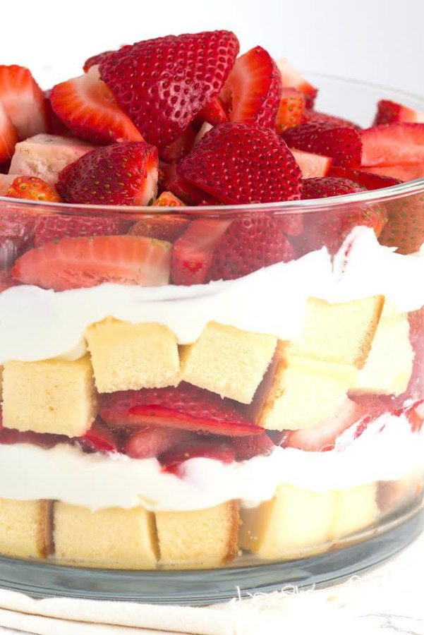 Layered Strawberry Trifle Recipe Girl