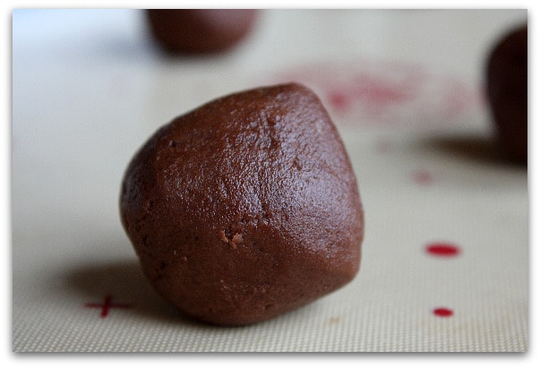 chocolate- nutella thumbprint cookies