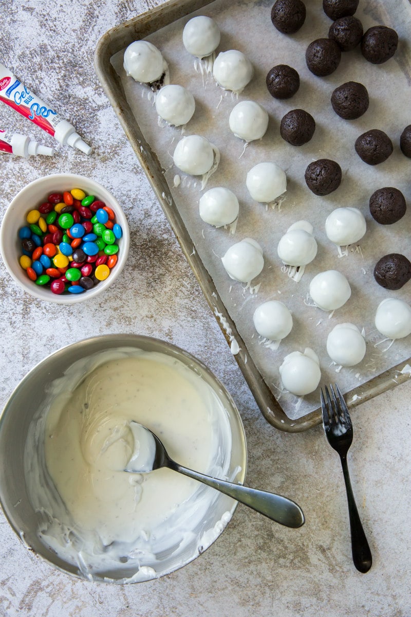 Making Eyeball Truffles