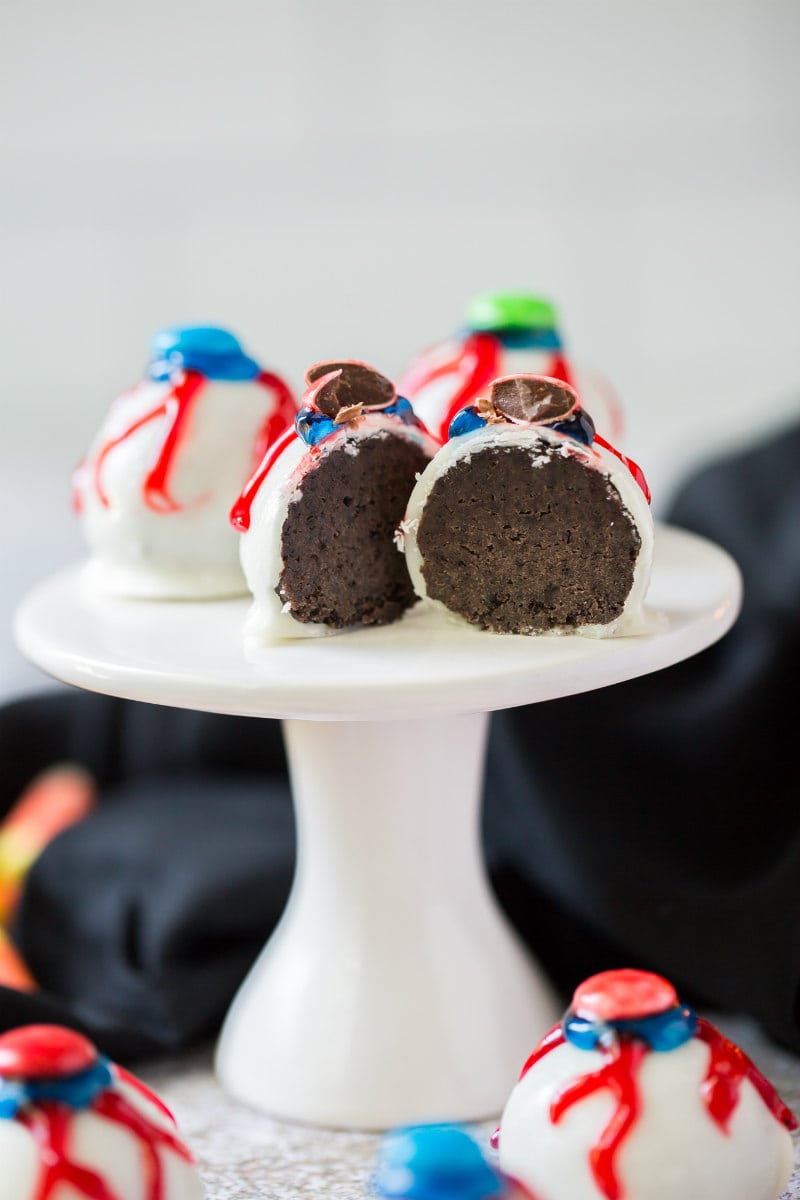 Inside Oreo Eyeball Truffles