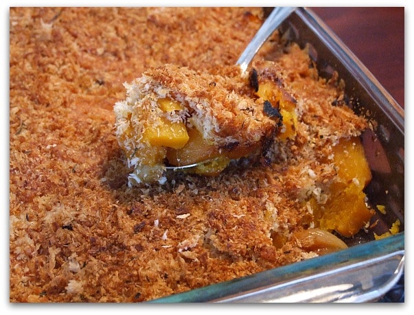 Traditional Thanksgiving Dinner Menu: the butternut squash