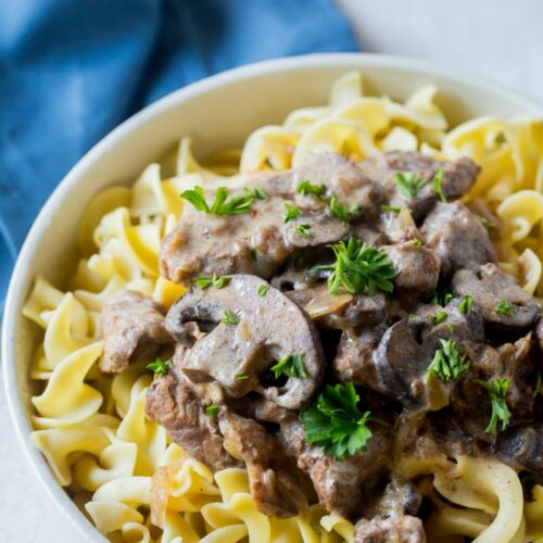 Slow Cooker Beef Stroganoff - Recipe Girl