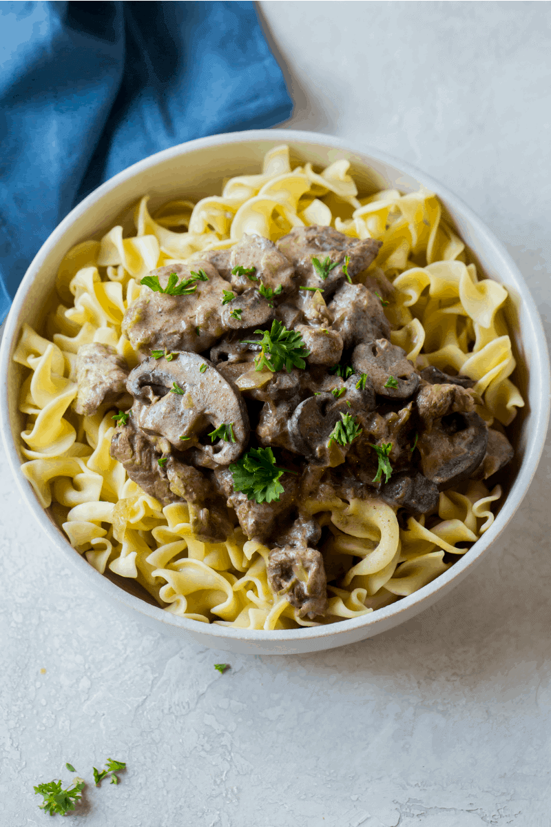 Slow Cooker Beef Stroganoff - Recipe Girl