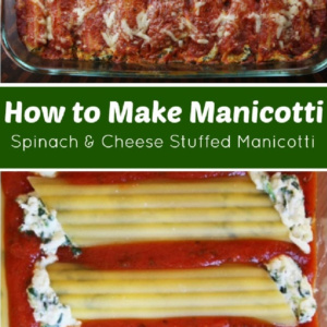 How to Make Manicotti Pinterest Image