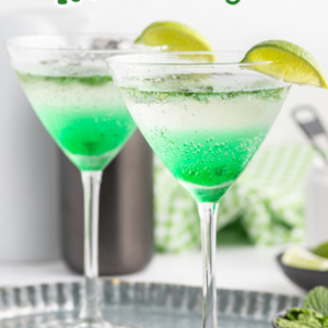 pinterest image for irish mojitos