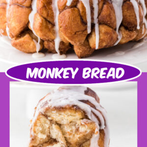 pinterest image for monkey bread
