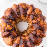 overhead shot of monkey bread