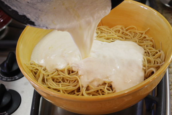 Baked Lemon Spaghetti