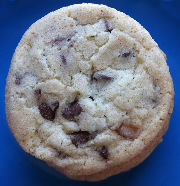 Toffee Chip Snickerdoodles - cookie recipe from RecipeGirl.com