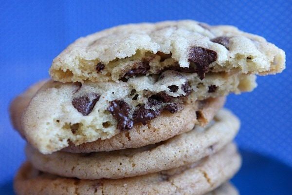 Toffee Chip Snickerdoodles - cookie recipe from RecipeGirl.com