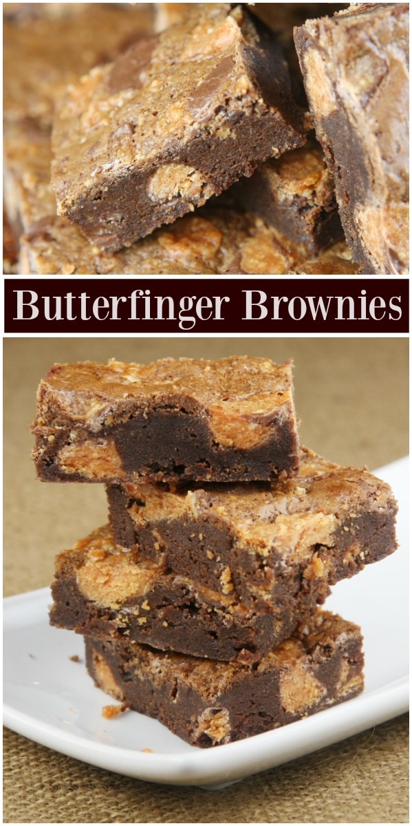 butterfinger brownies