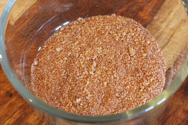 bowl of seasoning for pork chops